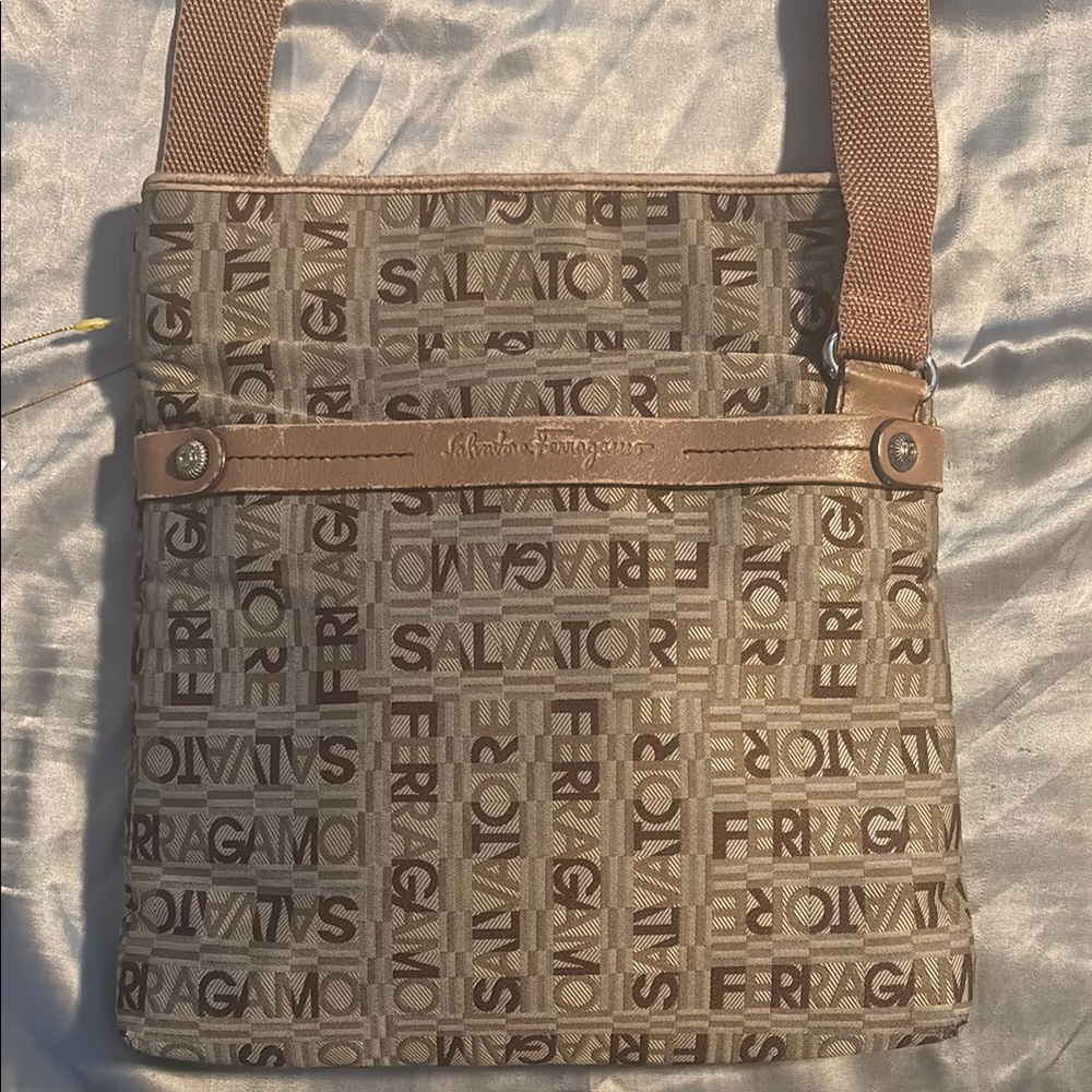 Salvatore Ferragamo Tan Crossbody Bag - Picture 2 of 16